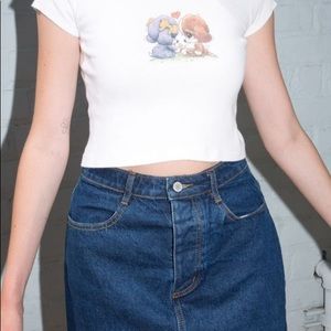 Brandy Melville cropped tee